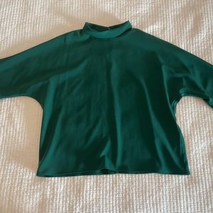 Uniqlo Green Blouse - Size S